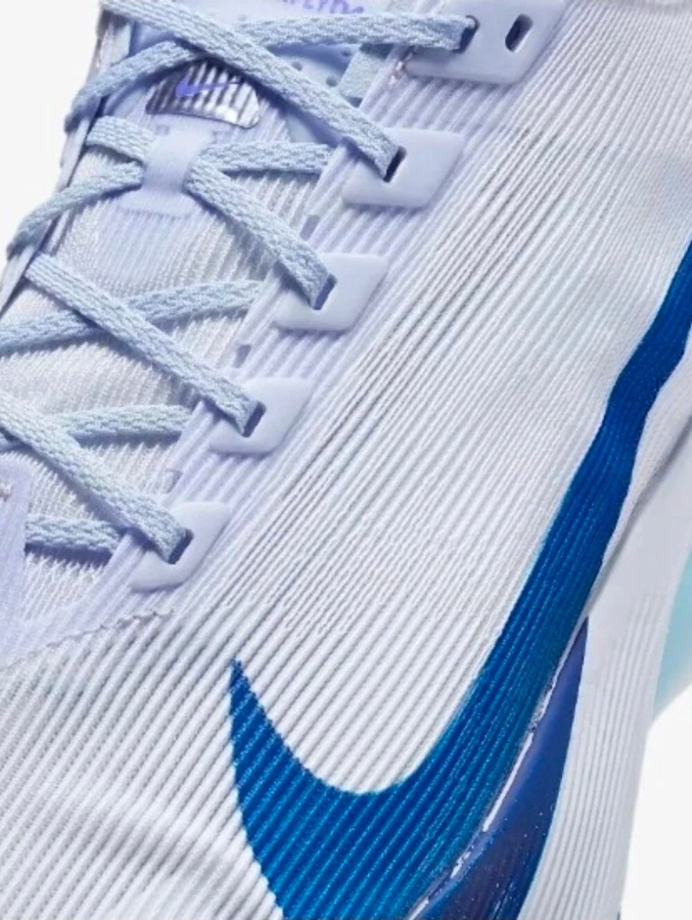 Nike ZoomX Vaporfly NEXT% 4 Ghost Grey -Violet Blue Void HF6414-001 Men's US 15